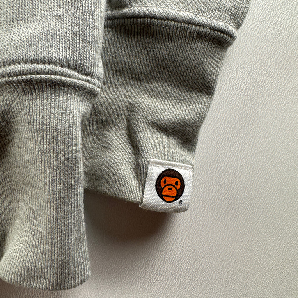 BAPE Baby Milo 2006 Grey Zip Up Hoodie (S)