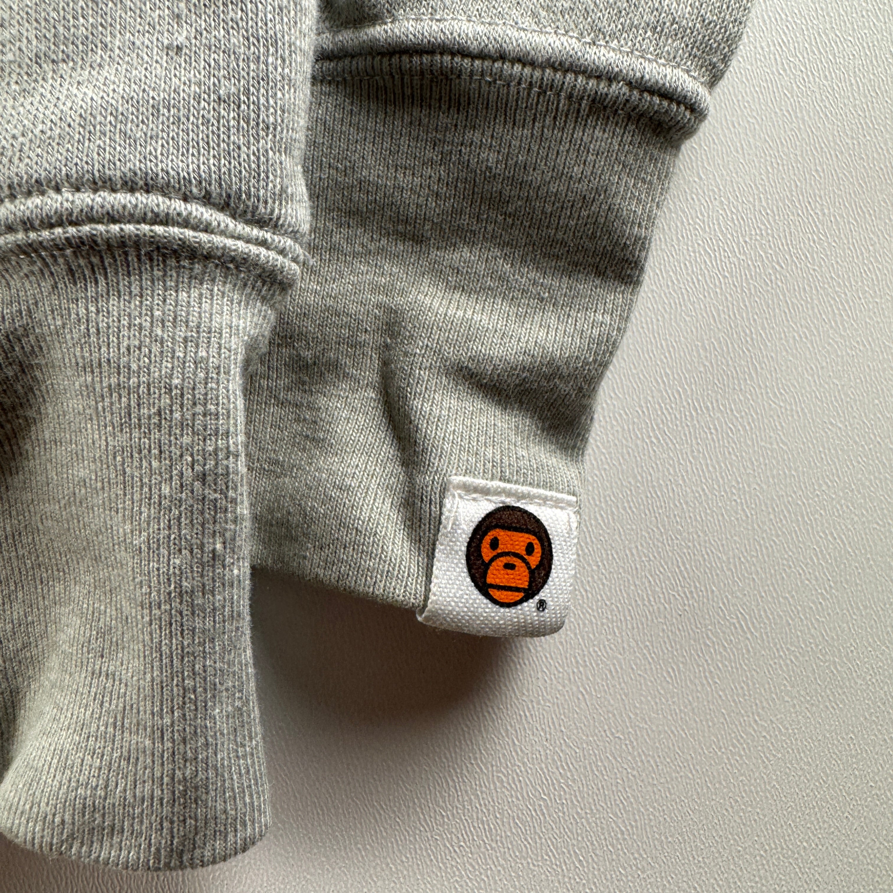 BAPE Baby Milo 2006 Grey Zip Up Hoodie (S)