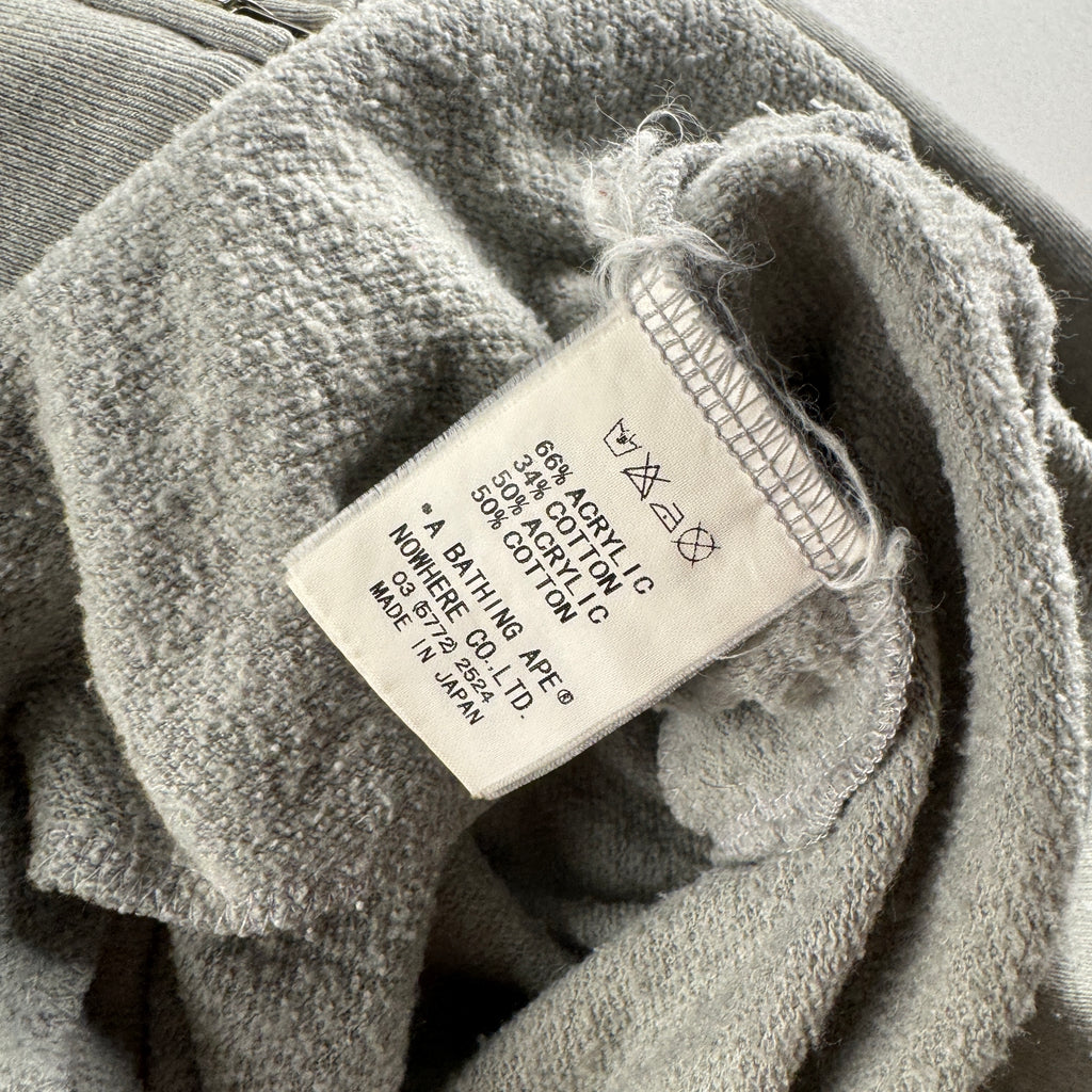 BAPE Baby Milo 2006 Grey Zip Up Hoodie (S)