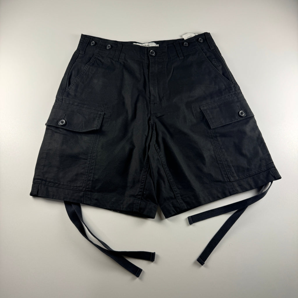 BAPE "Black" Japan Fabric Black Cargo Short (S)