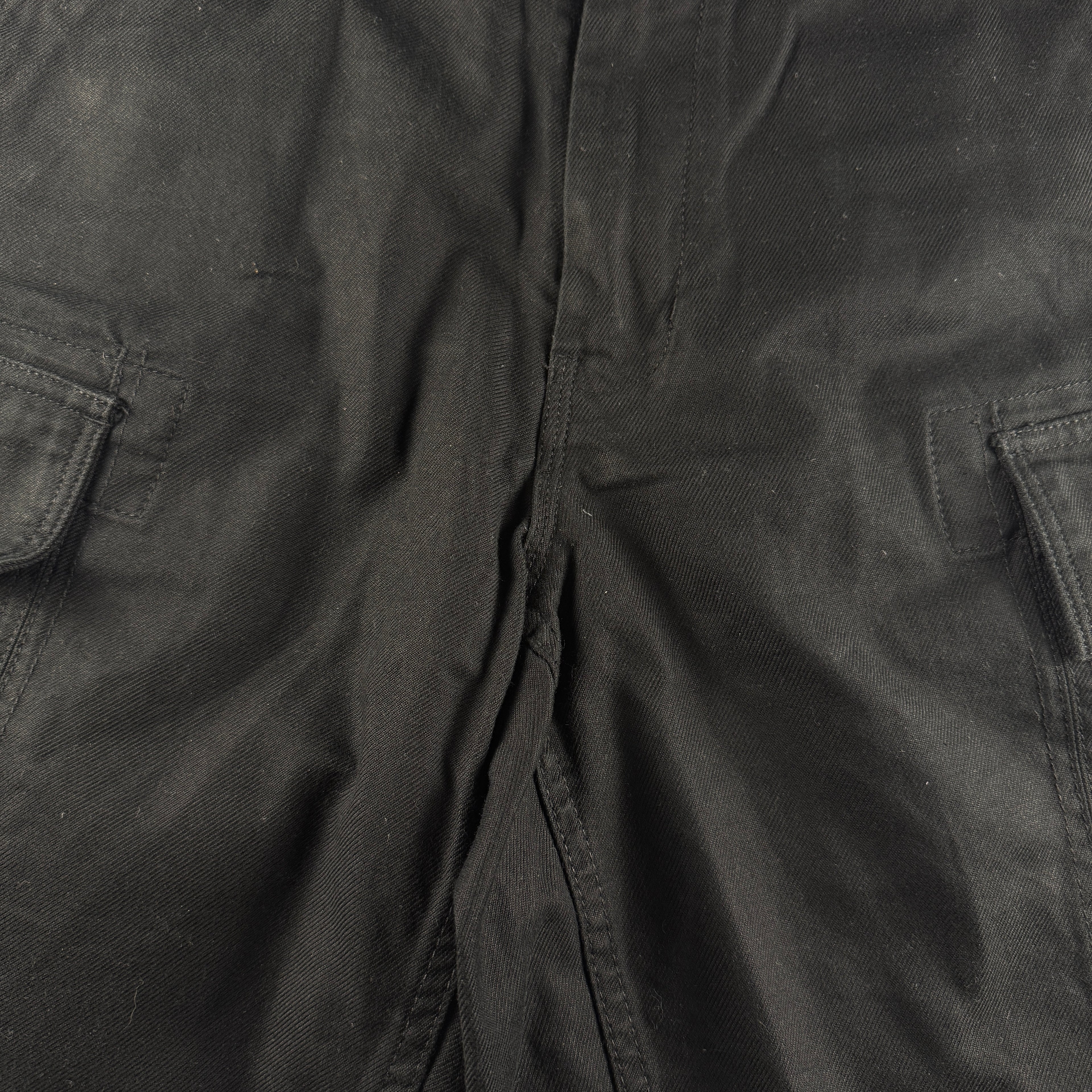 BAPE "Black" Japan Fabric Black Cargo Short (S)
