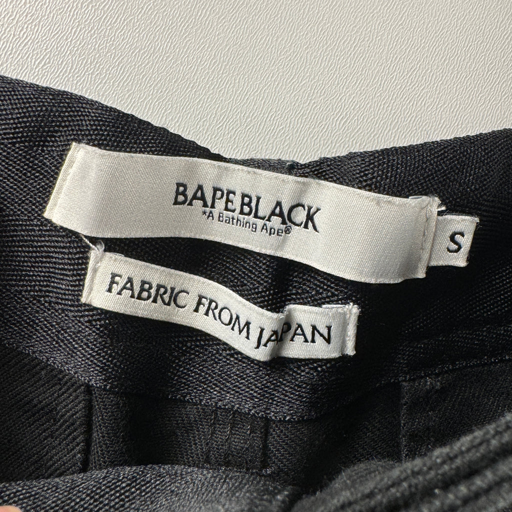 BAPE "Black" Japan Fabric Black Cargo Short (S)