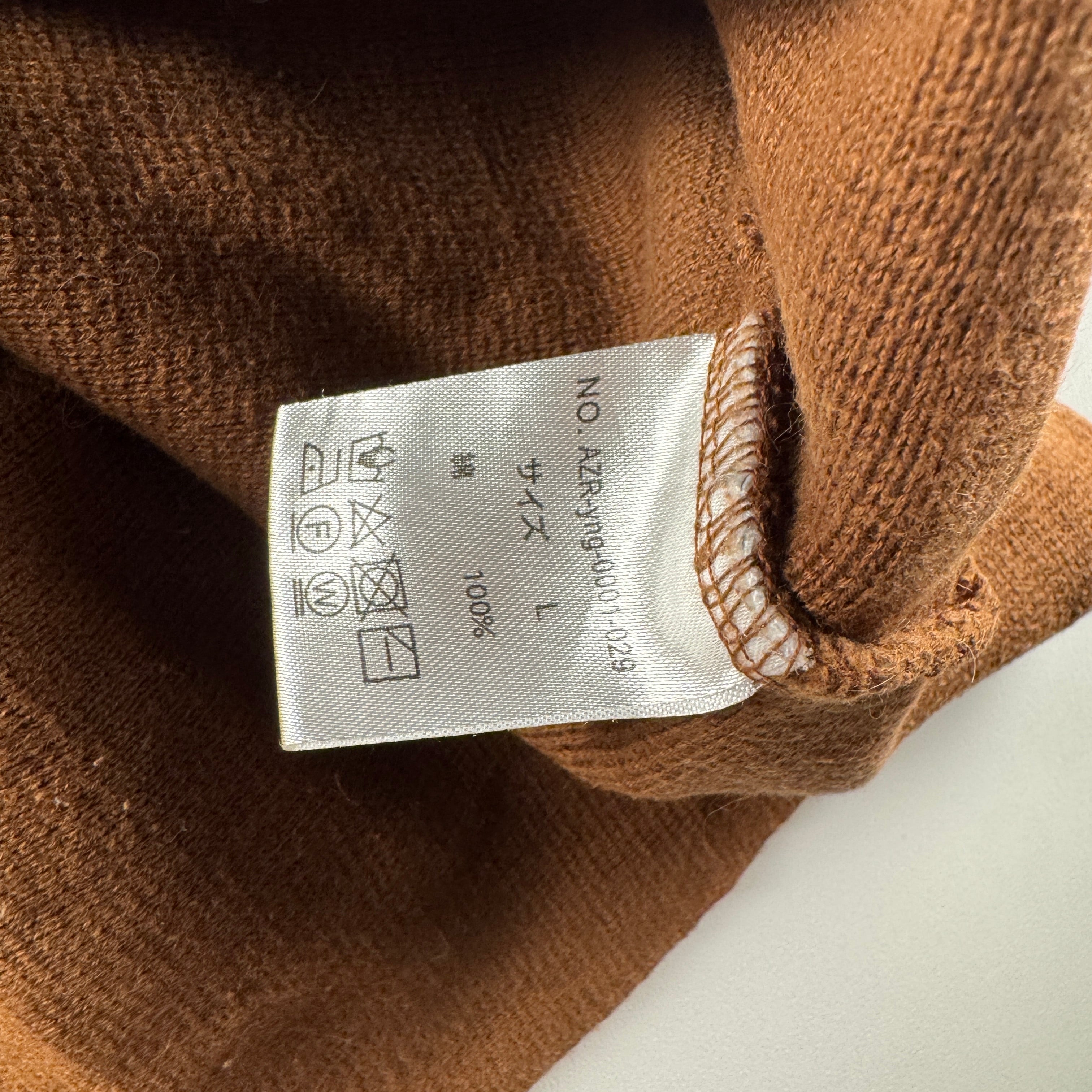 YOUNGER SONG x mahagrid Knit Polo Brown (L)