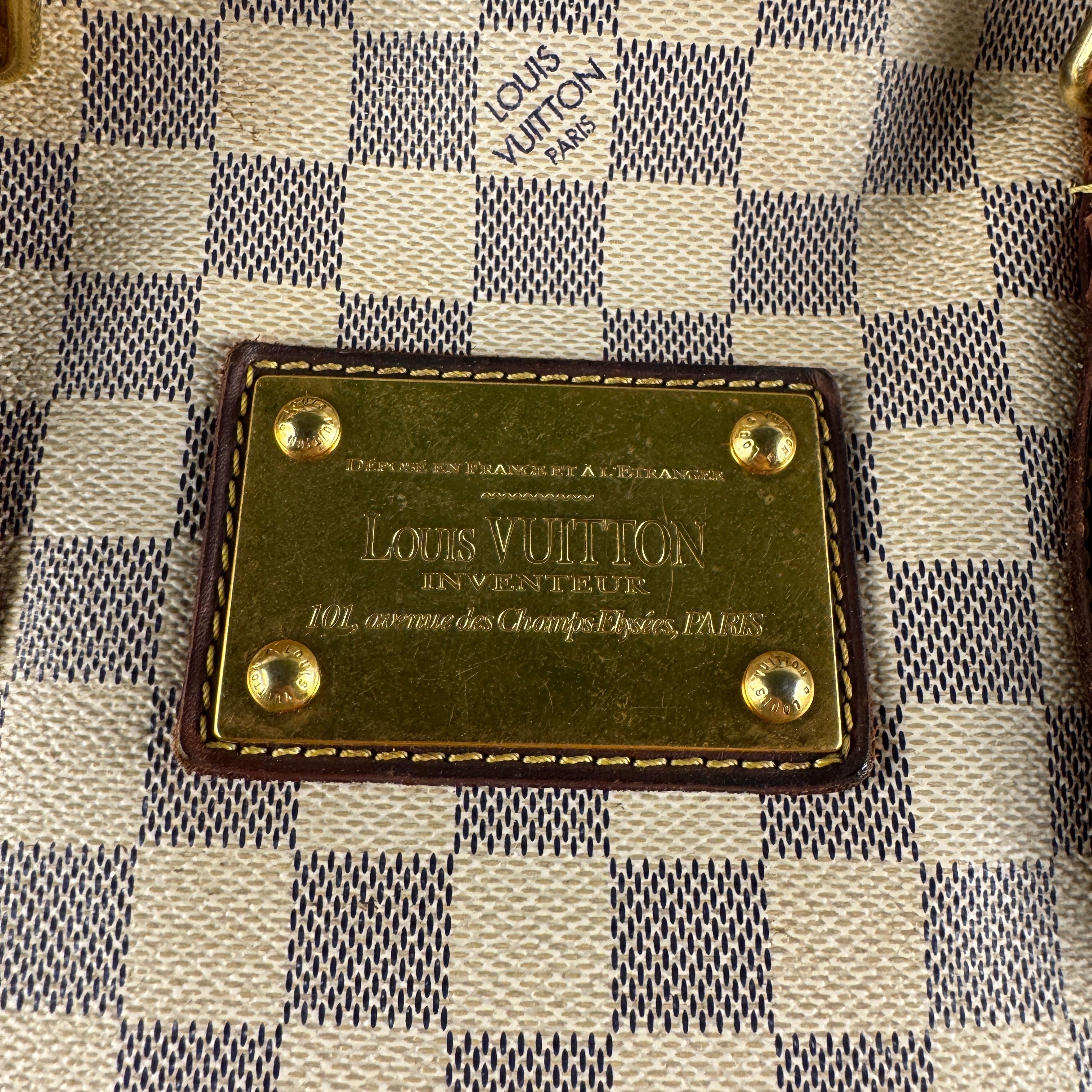 Louis Vuitton Hampstead MM Damier Azur Bag