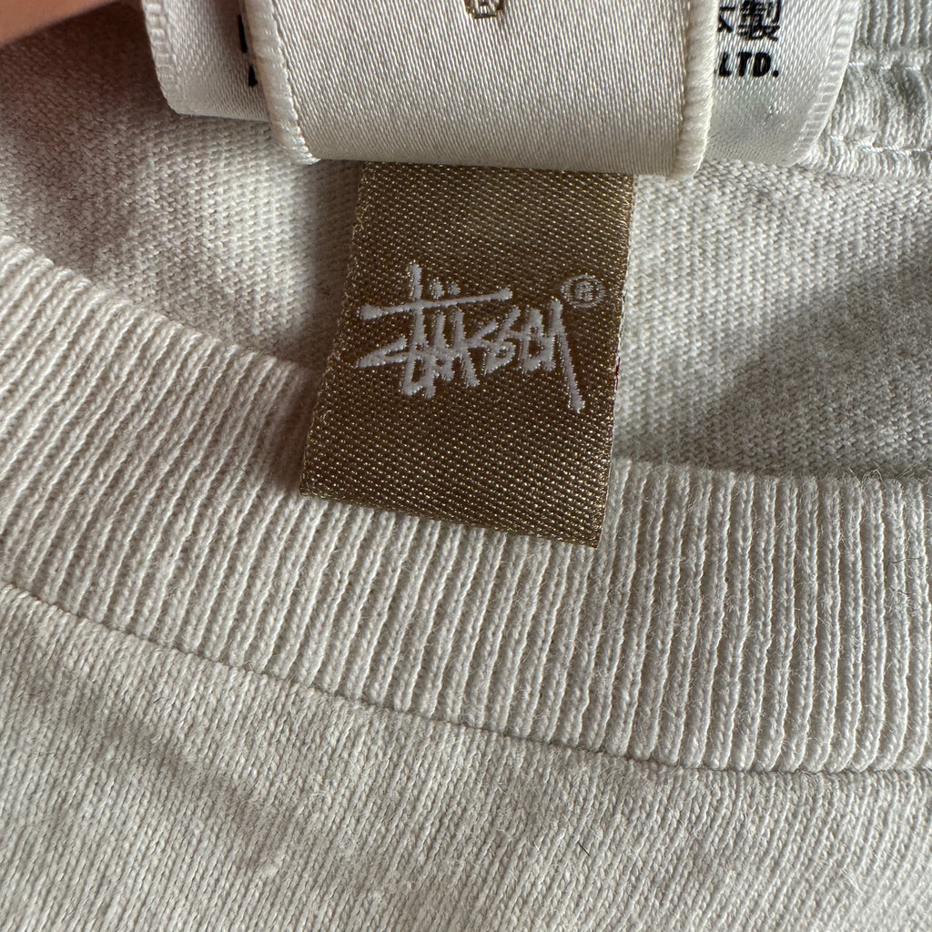 Bape x Stussy Survival of the Fittest White Tee (L)