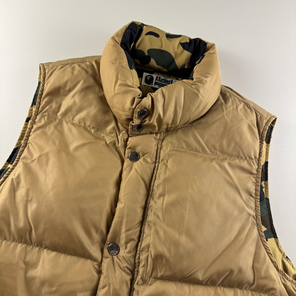 BAPE Beige Sleeveless Jacket (L)