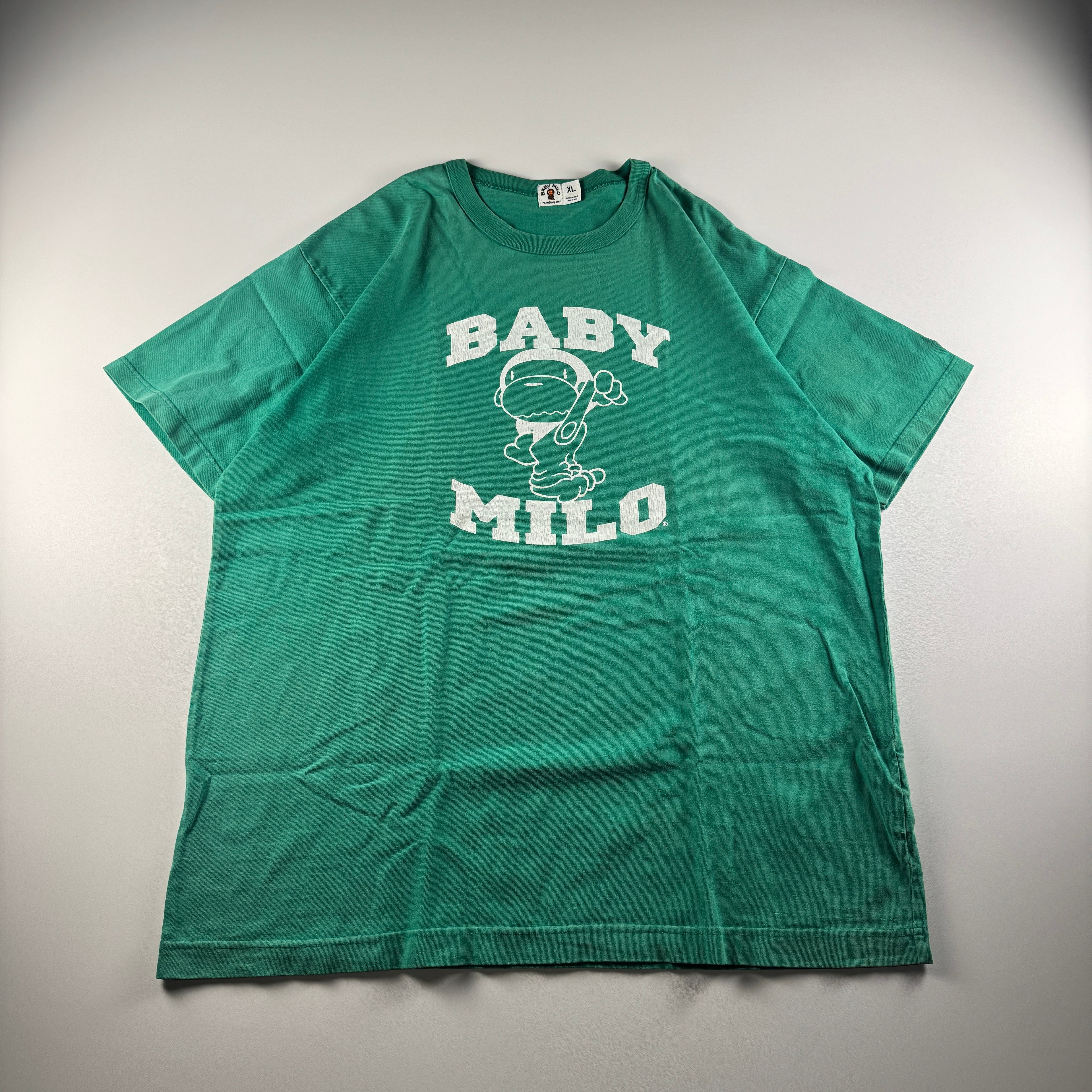 BAPE Baby Milo Vintage Green Tee (XL)
