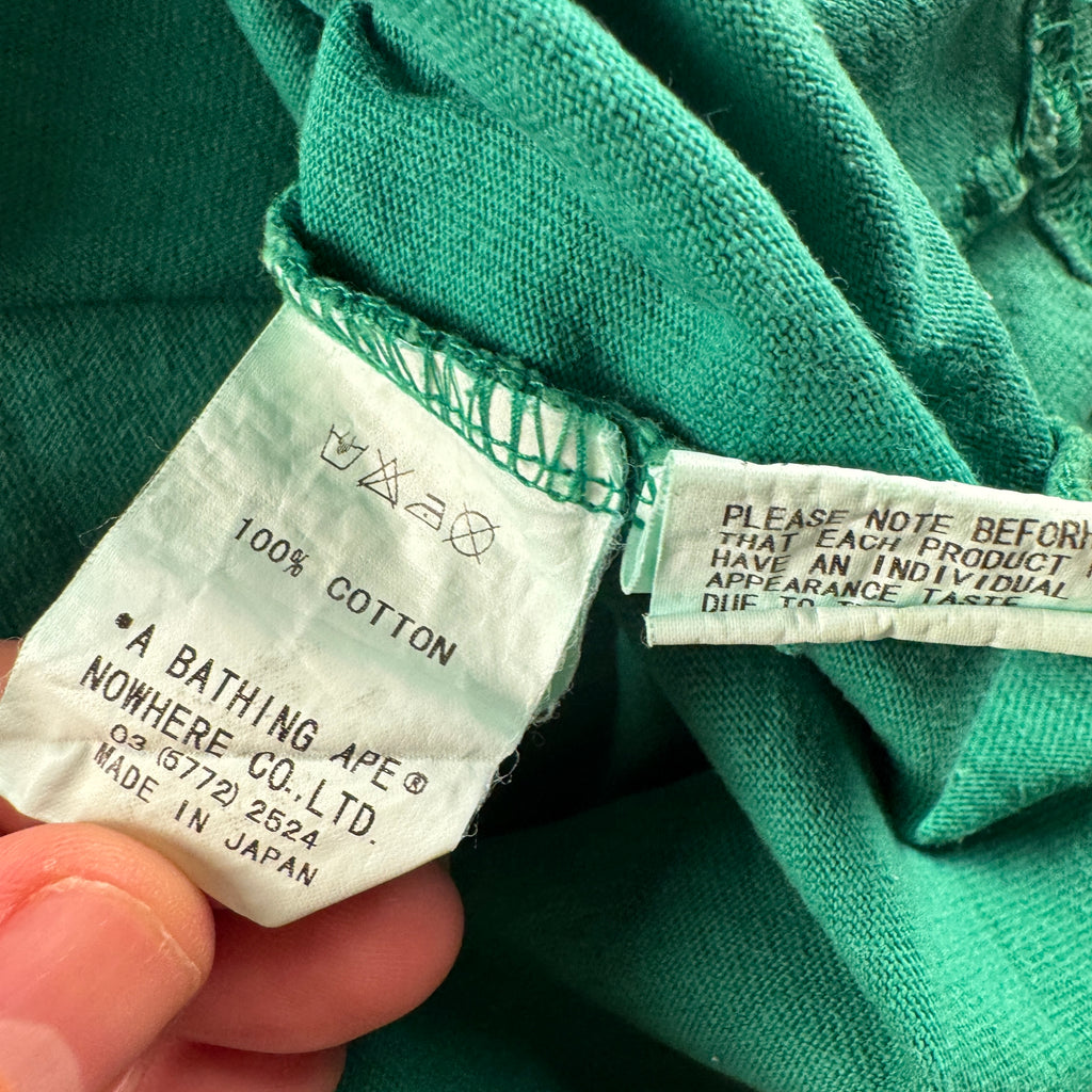 BAPE Baby Milo Vintage Green Tee (XL)