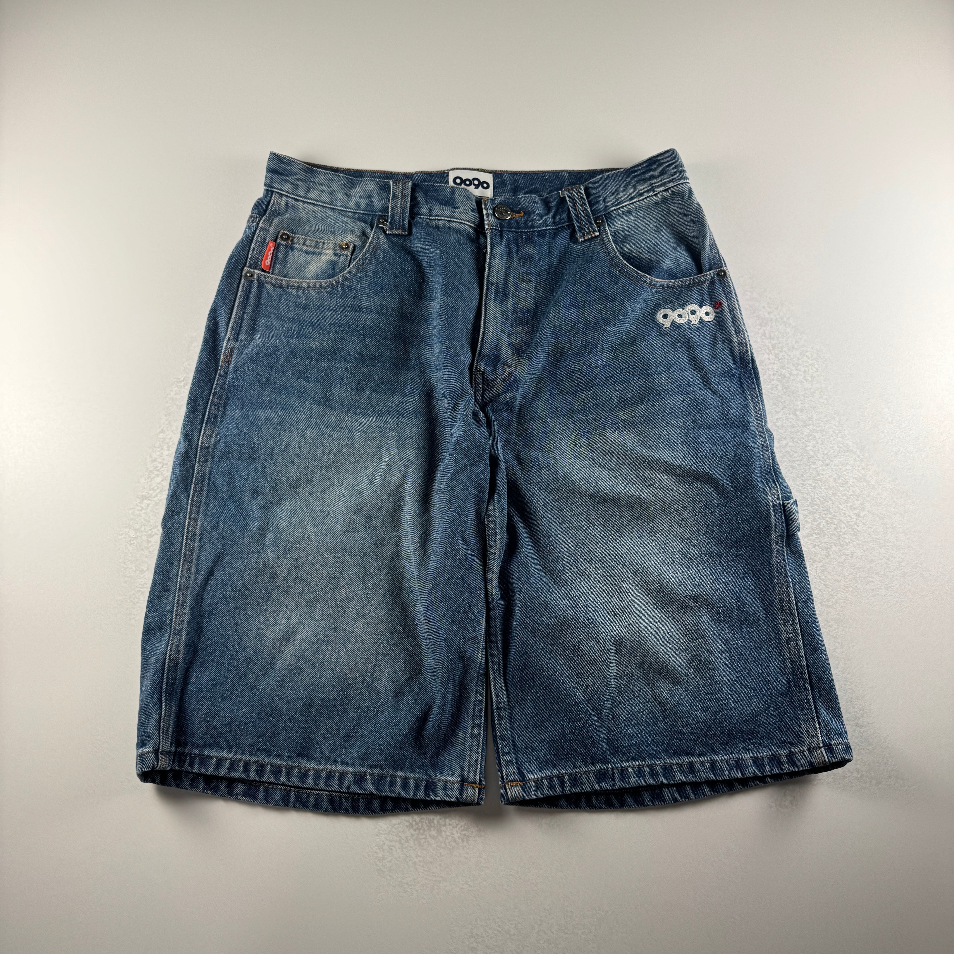 9090 King Logo Denim Blue Short (M)