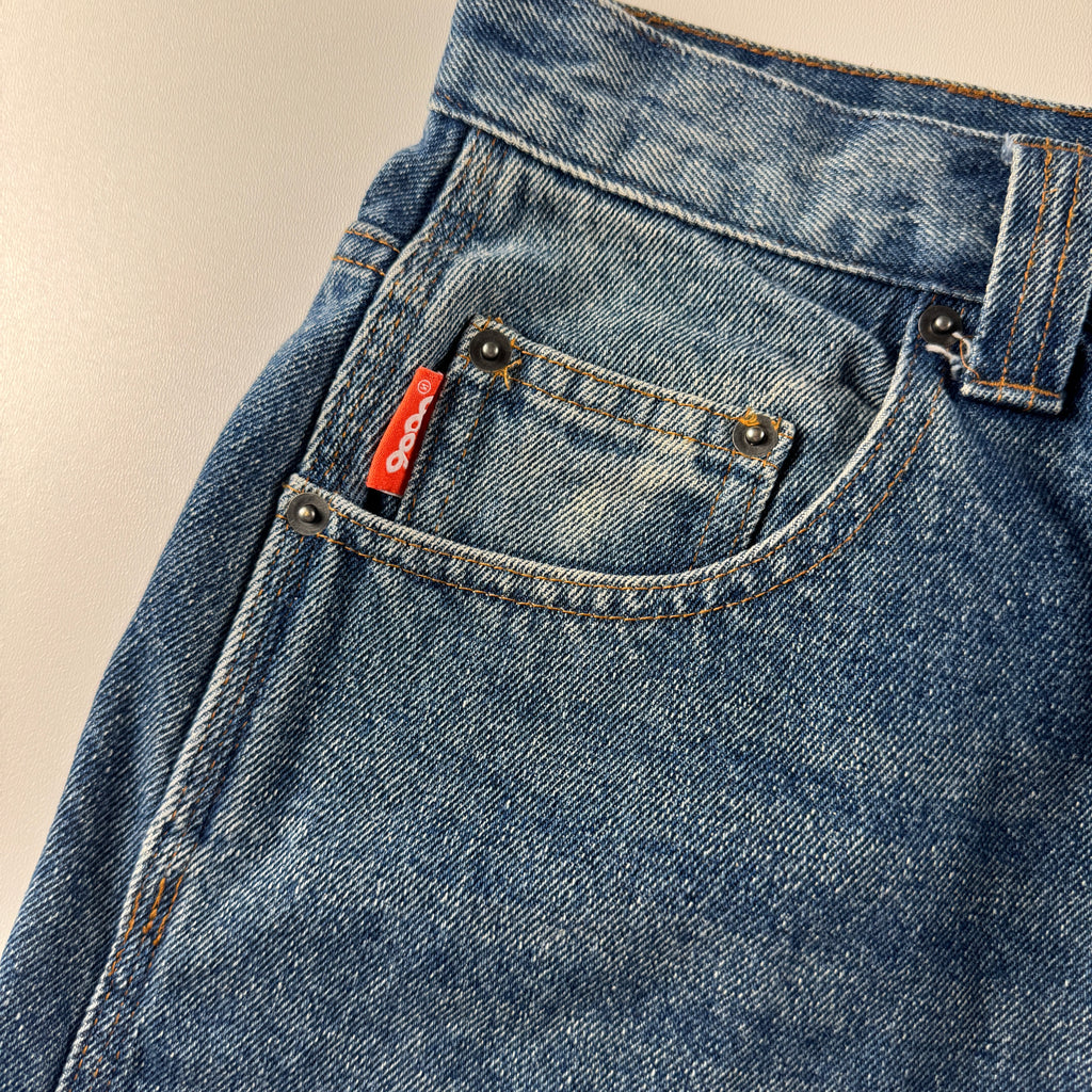 9090 King Logo Denim Blue Short (M)