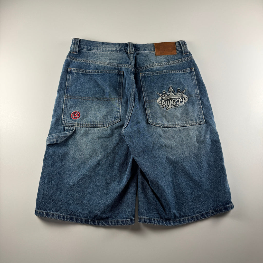 9090 King Logo Denim Blue Short (M)