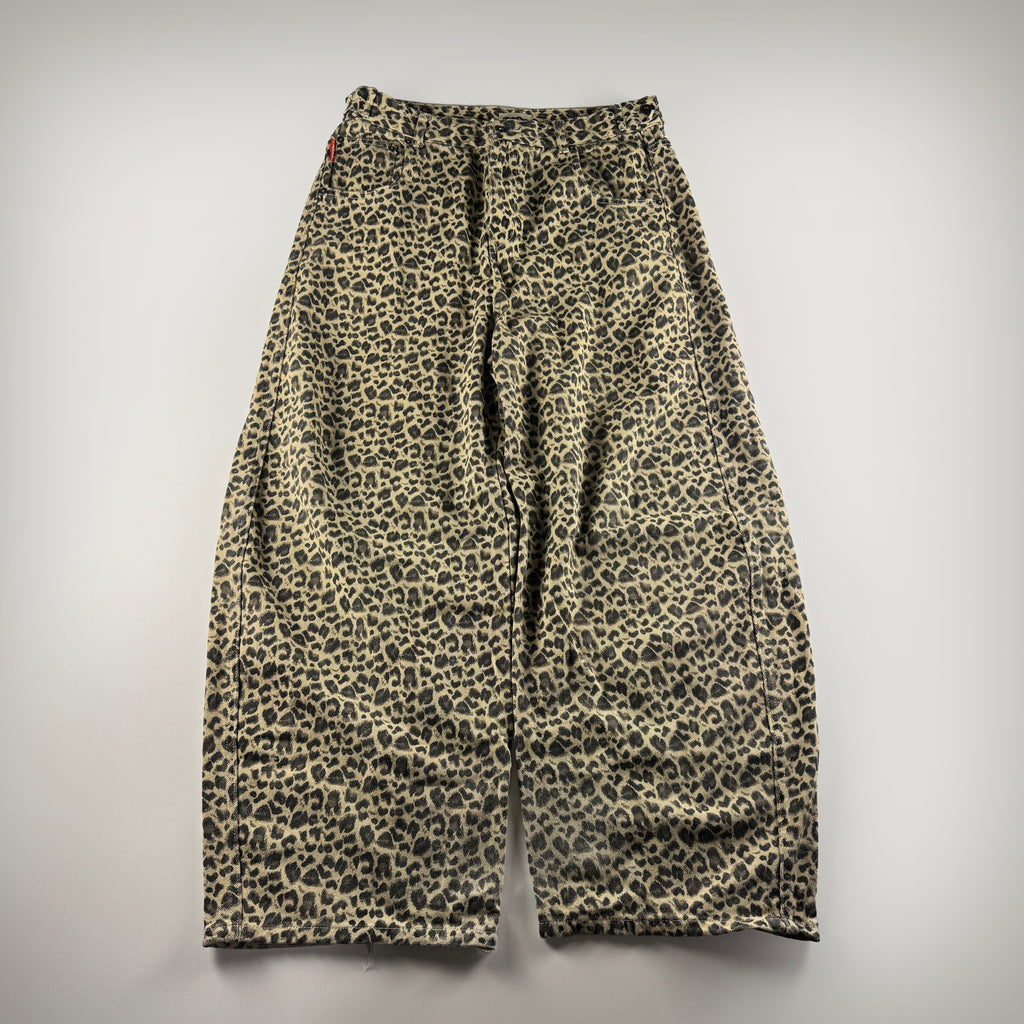 9090 Leopard Wide Pants (L)