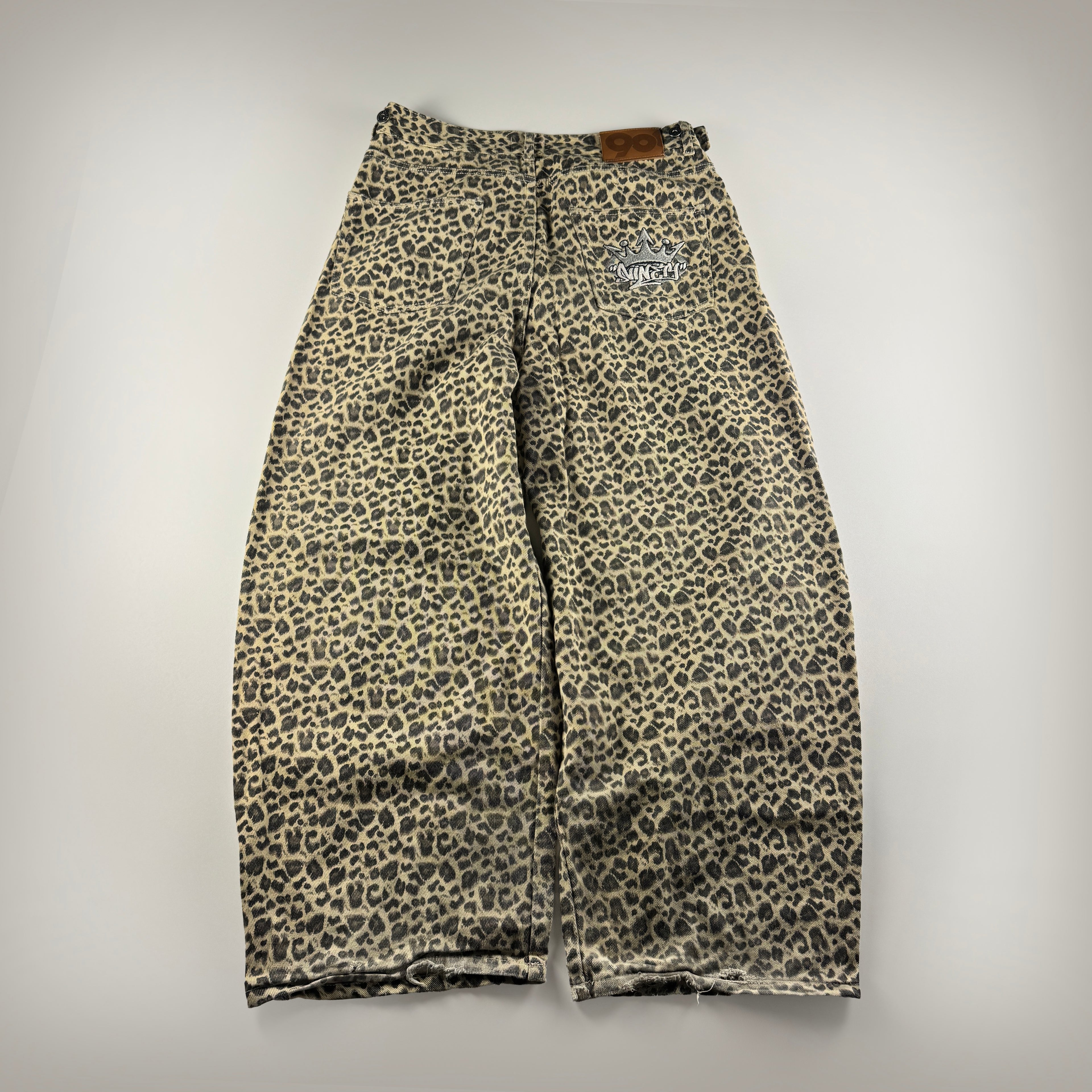 9090 Leopard Wide Pants (L)