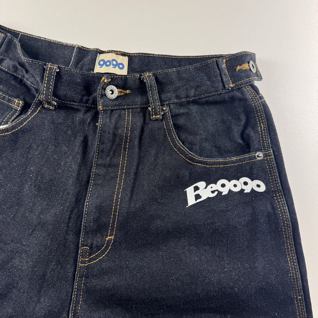 9090 x Beck OG Logo Wide Blue Short (M)