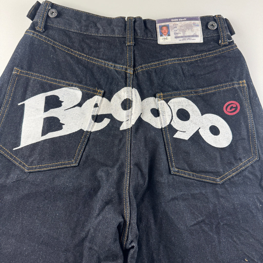 9090 x Beck OG Logo Wide Blue Short (M)