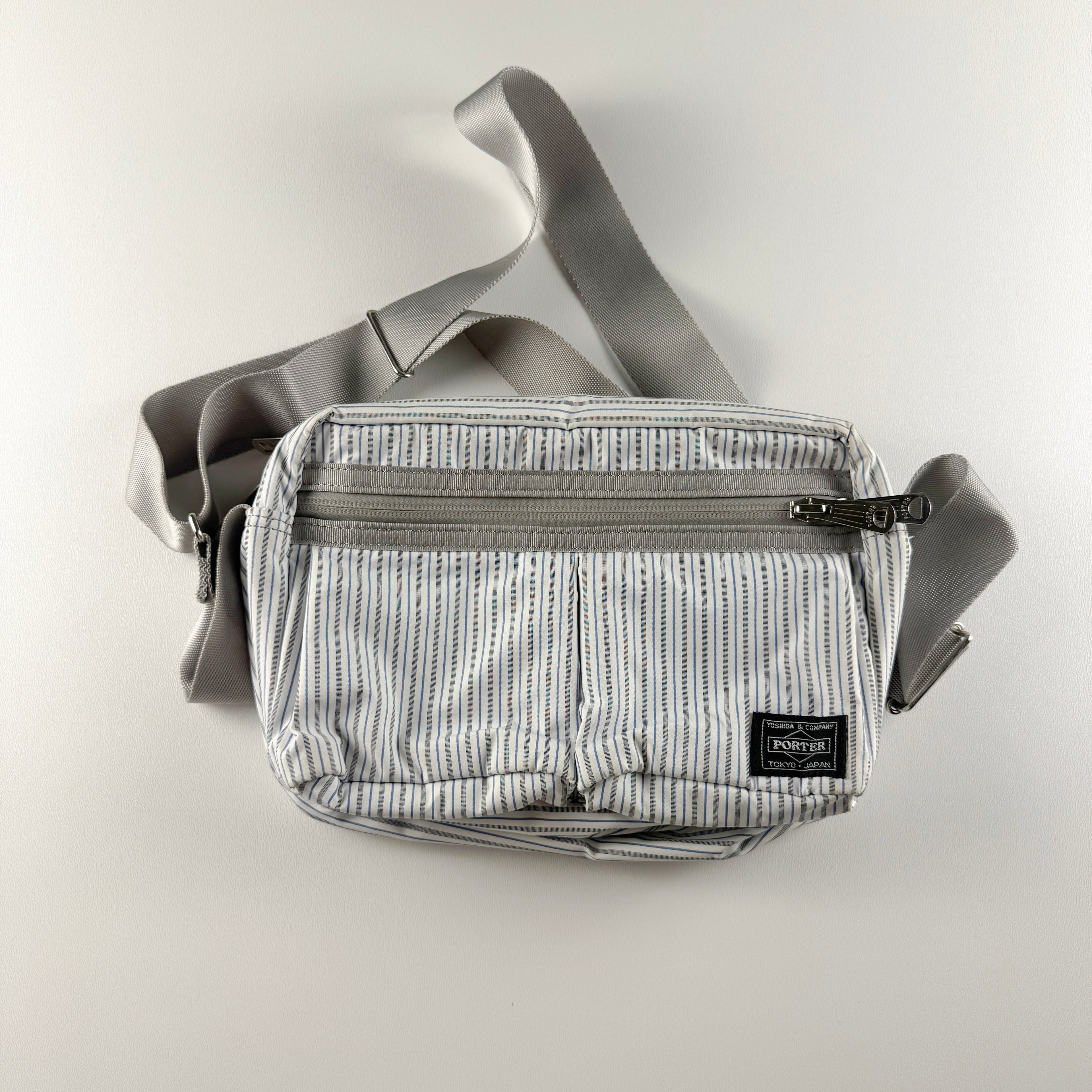 Comme des Garçons Homme x Porter Yoshida Striped Waist Bag