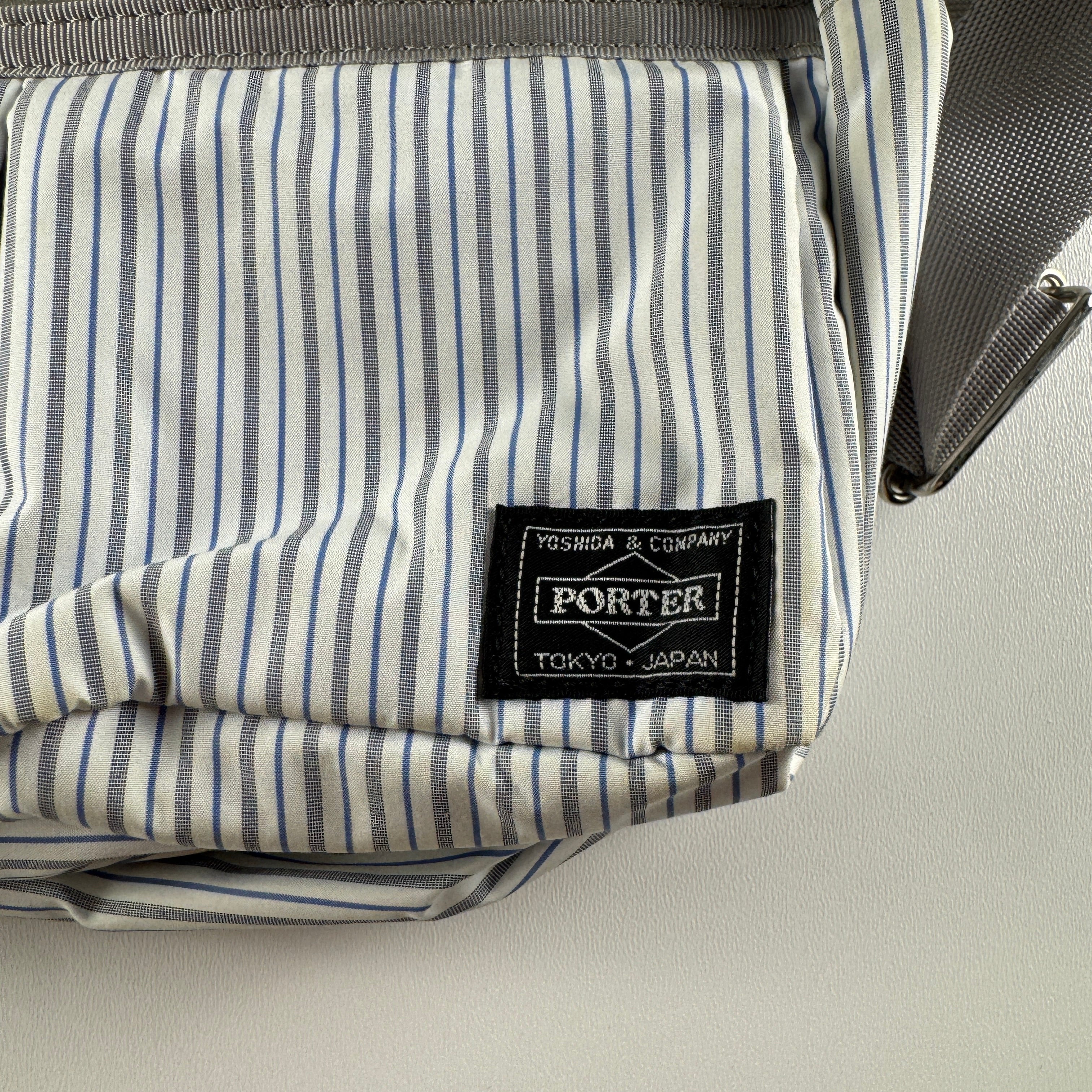 Comme des Garçons Homme x Porter Yoshida Striped Waist Bag