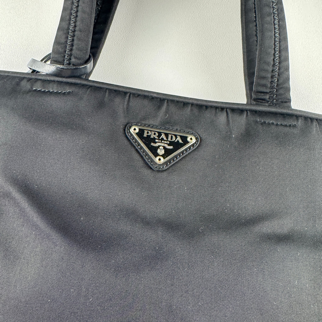 Prada Nylon Black Hand Bag