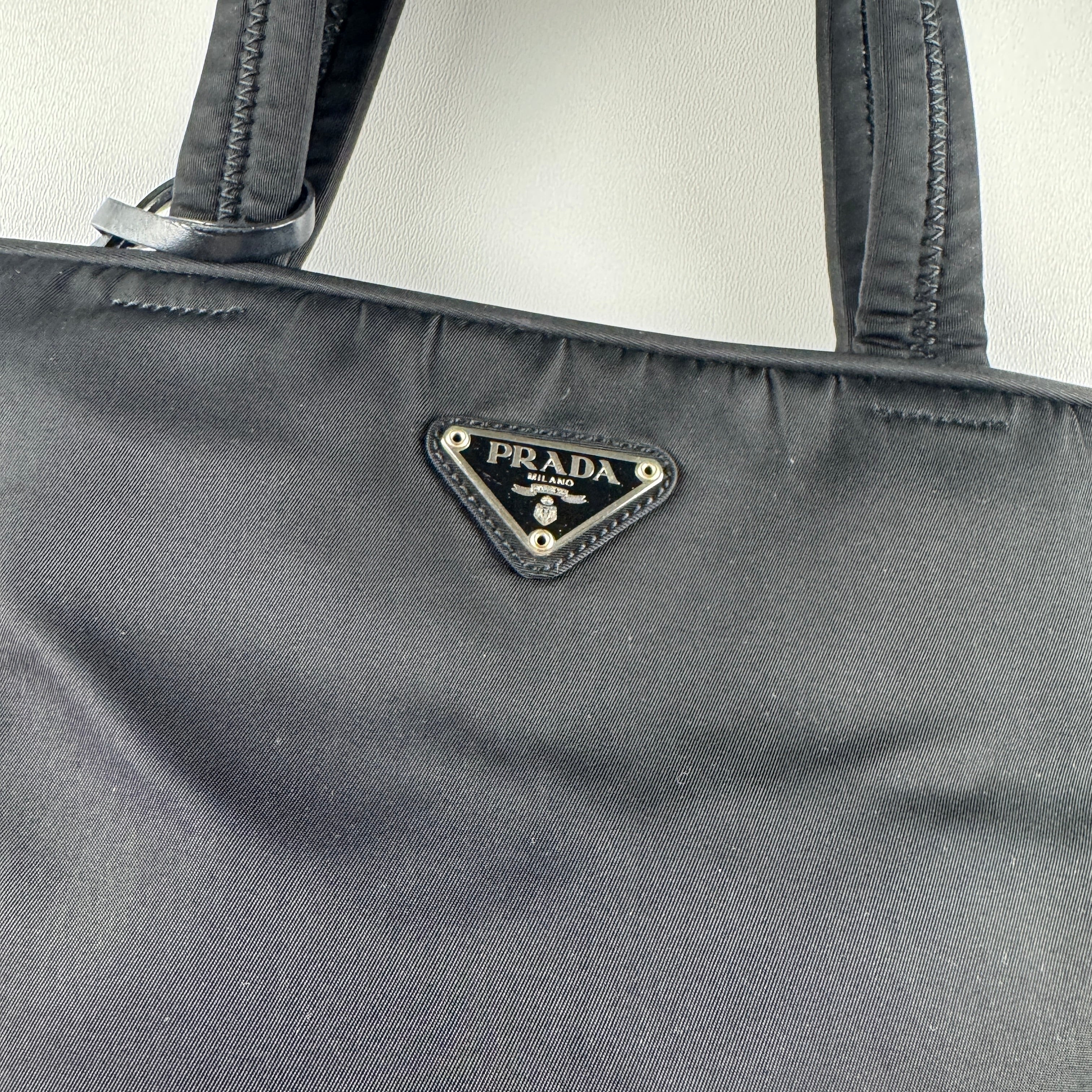 Prada Nylon Black Hand Bag