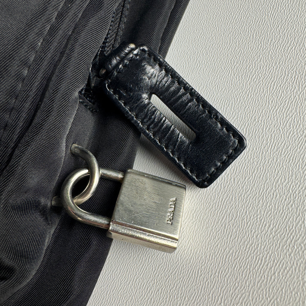 Prada Nylon Black Hand Bag