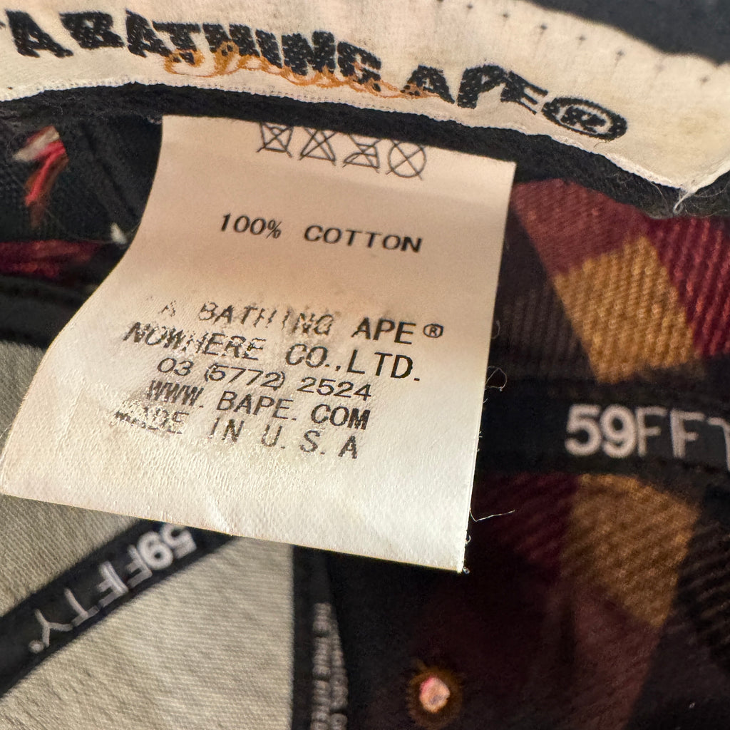 BAPE x New Era Check Cap (7.5 - 59.6cm)