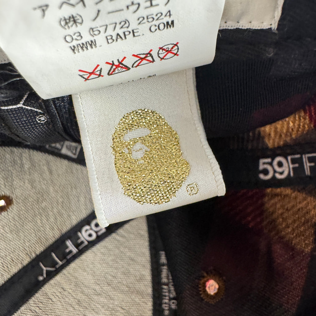 BAPE x New Era Check Cap (7.5 - 59.6cm)
