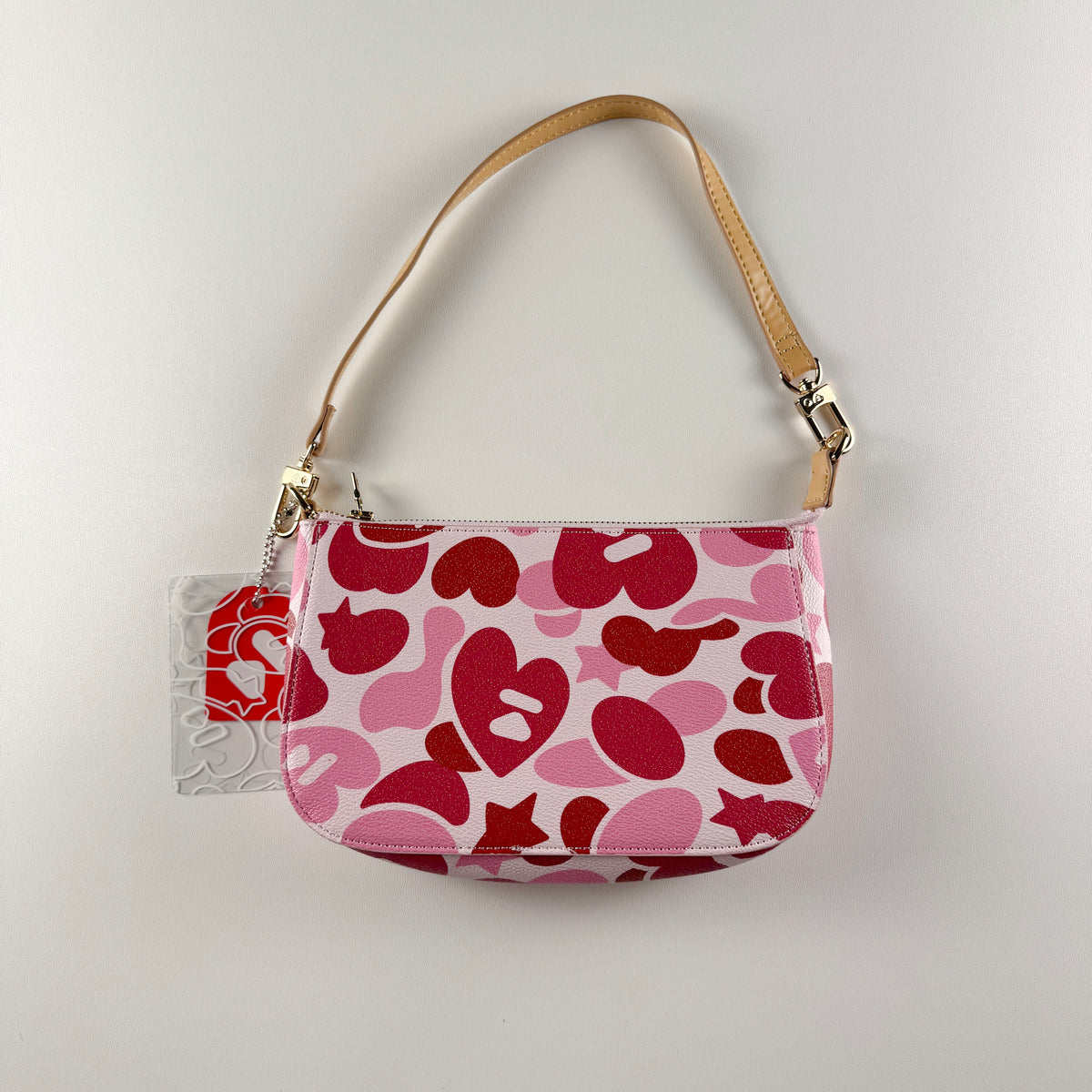 BAPE Apee Pink Camo Shoulder Bag