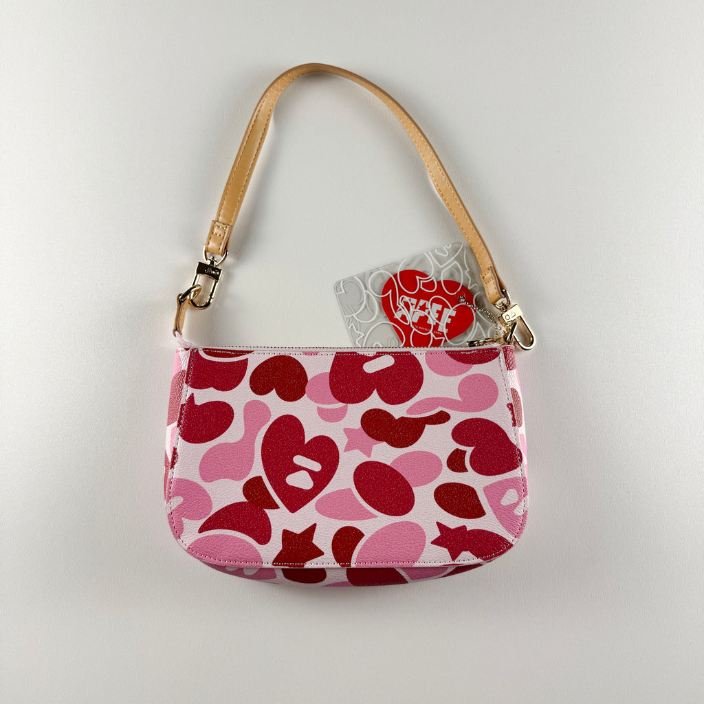 BAPE Apee Pink Camo Shoulder Bag