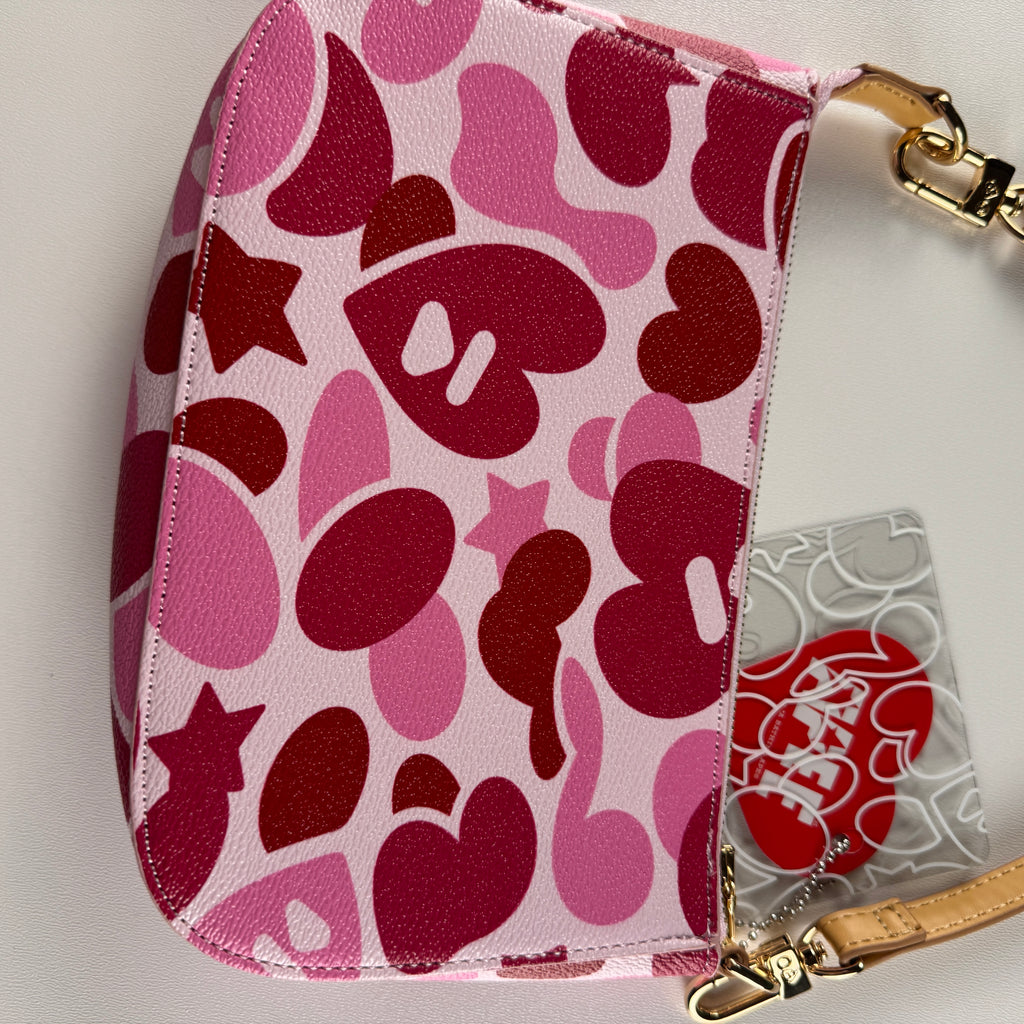 BAPE Apee Pink Camo Shoulder Bag