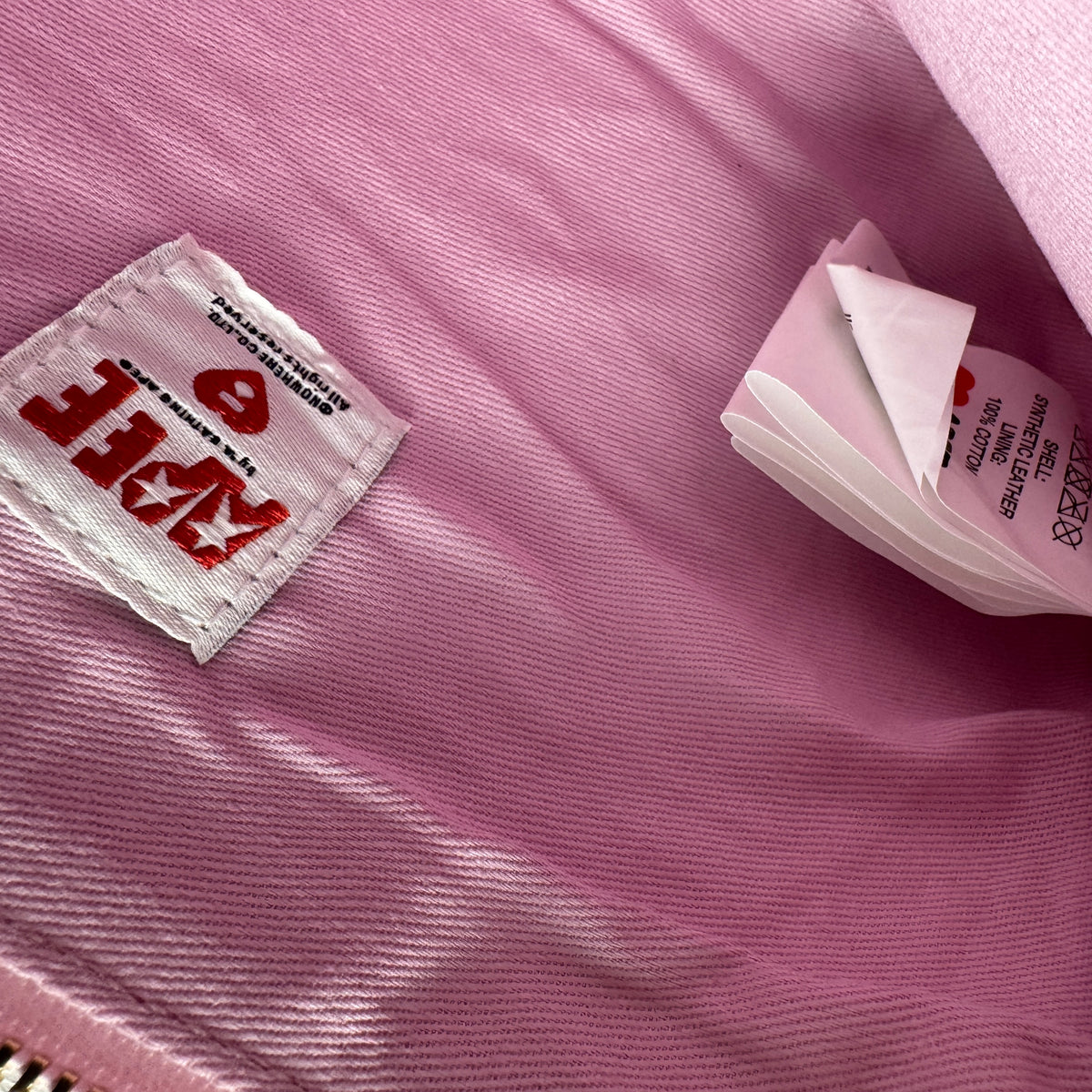 BAPE Apee Pink Camo Shoulder Bag