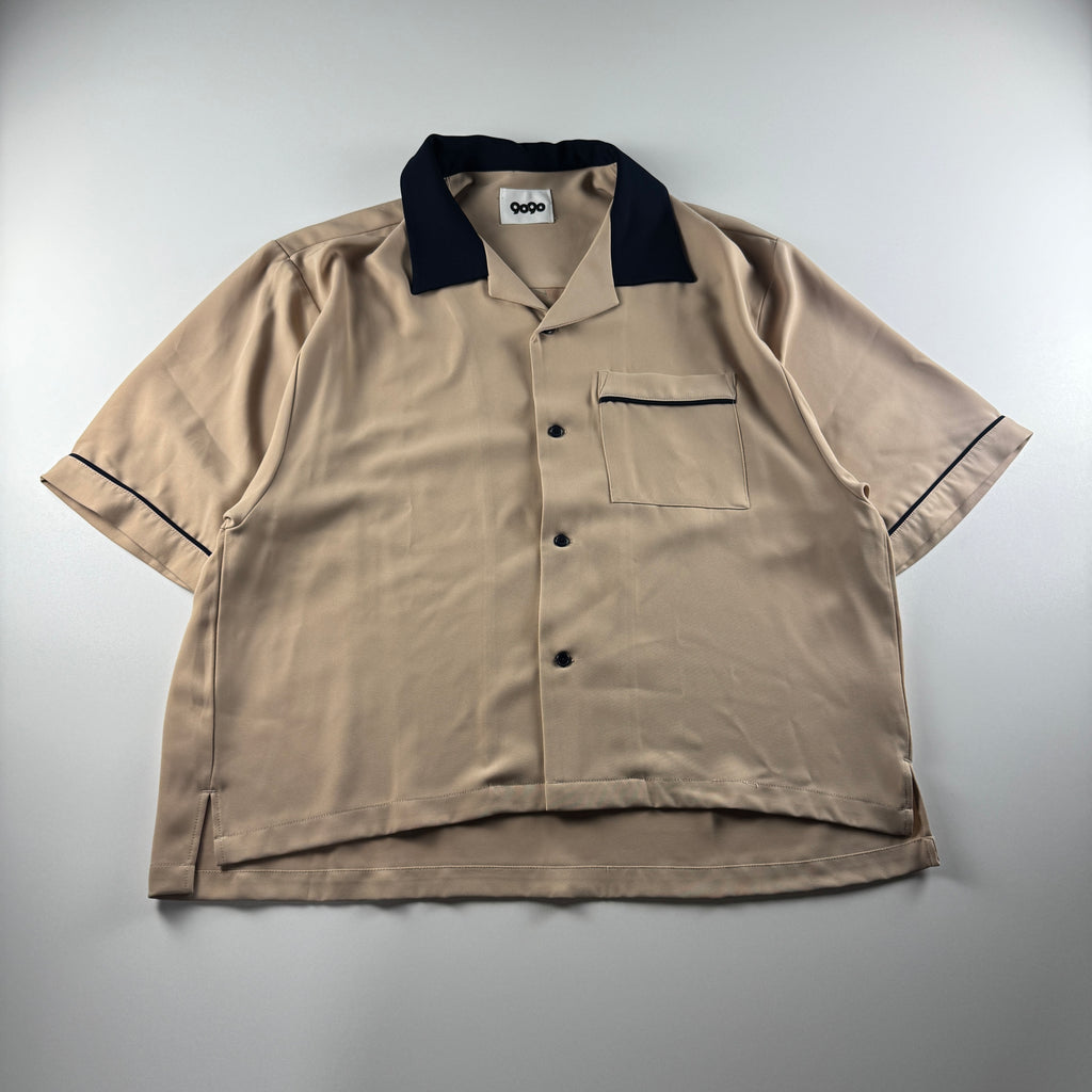 9090 Cartoon Light Beige S/S Shirt (L)