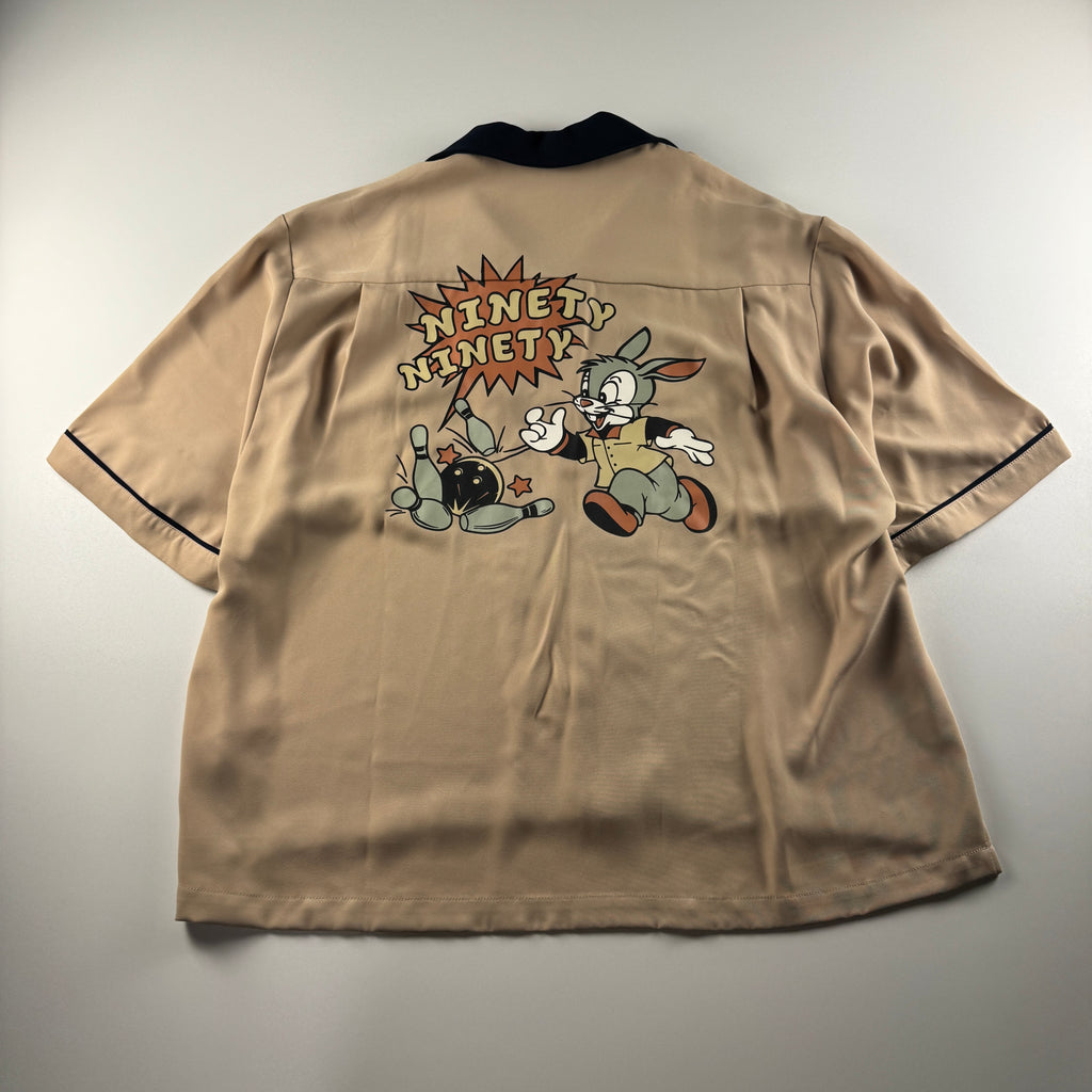 9090 Cartoon Light Beige S/S Shirt (L)