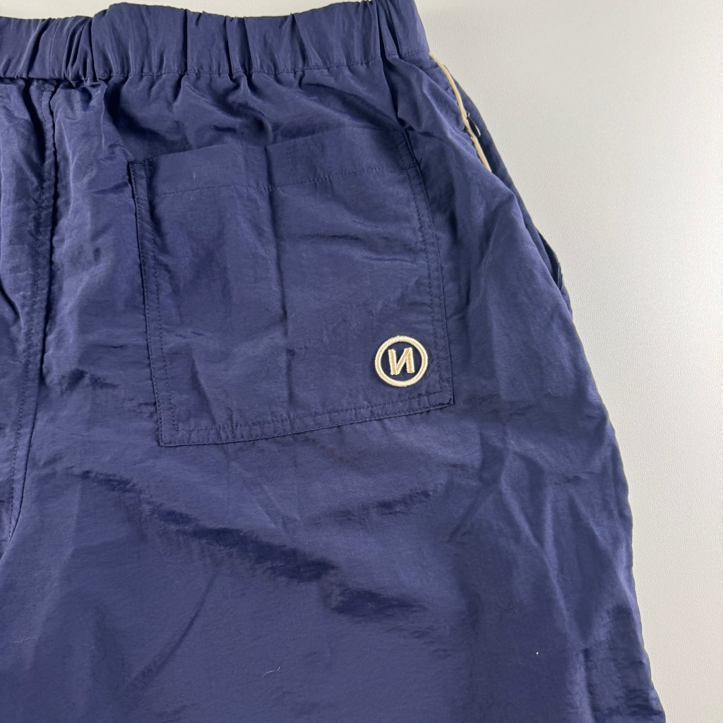 9090 Tech Zip Nylon Blue Short (L)