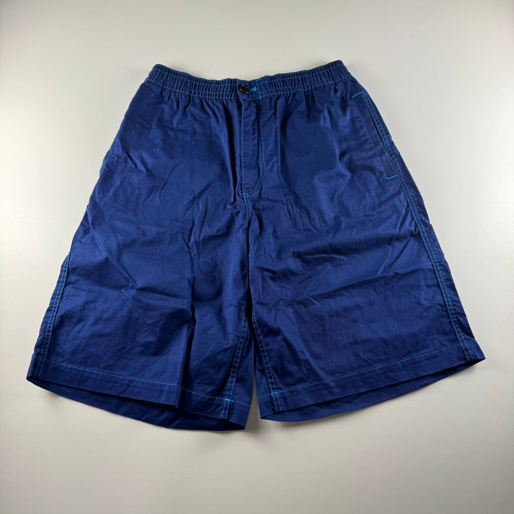 Marni x Uniqlo Wide Fit Blue Boxy Shorts (M)