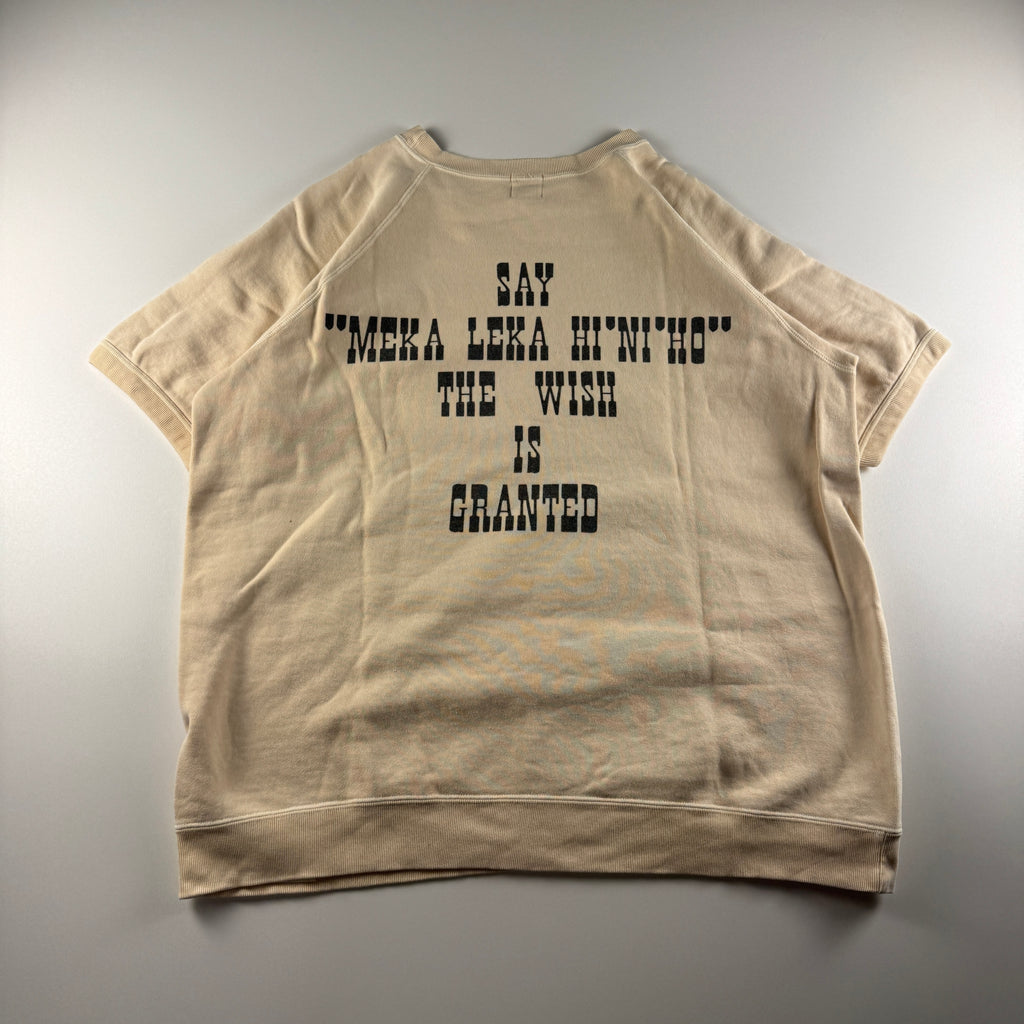 BAPE Baby Milo Afelf Beige Short Sleeve Sweater (M)