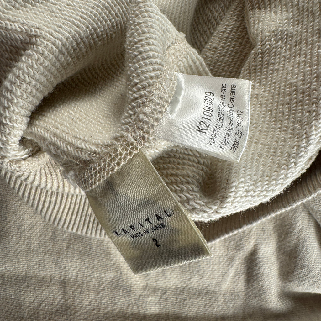 Kapital Raglan 1966 Beige Sweat (M)