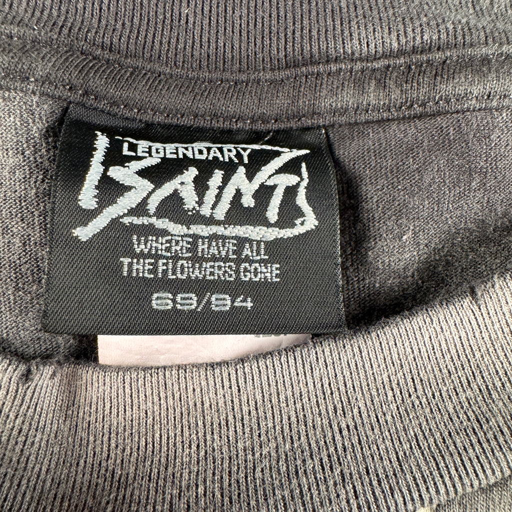 Saint-Michael x Bounty Hunter "Sainty Hunter" Black Distressed Tee (XL)