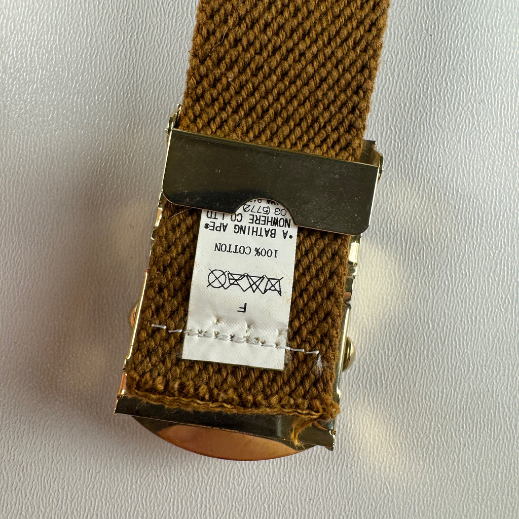 BAPE Camo Brown Belt