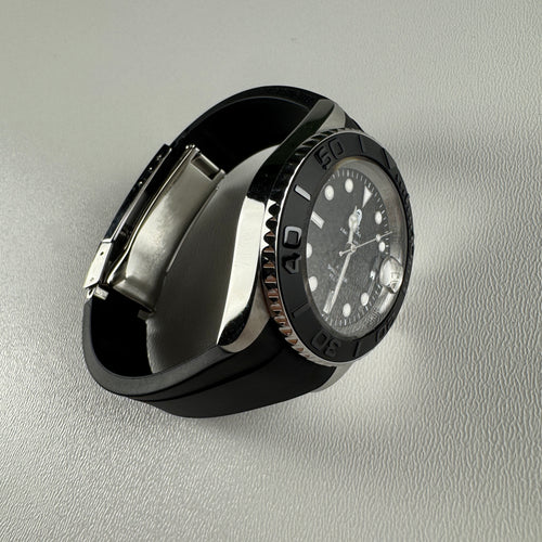 BAPEX Type 1 Black Rubber Band Watch