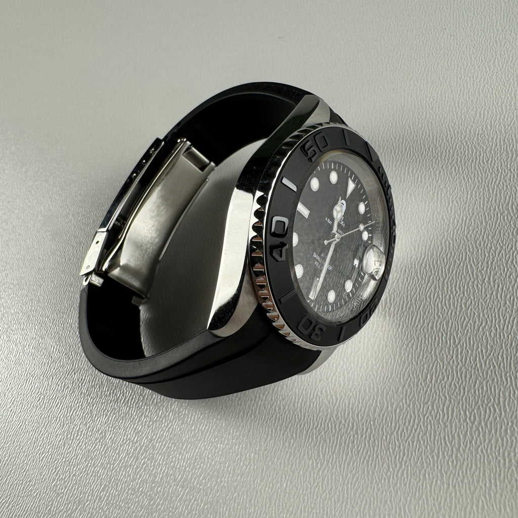 BAPEX Type 1 Black Rubber Band Watch