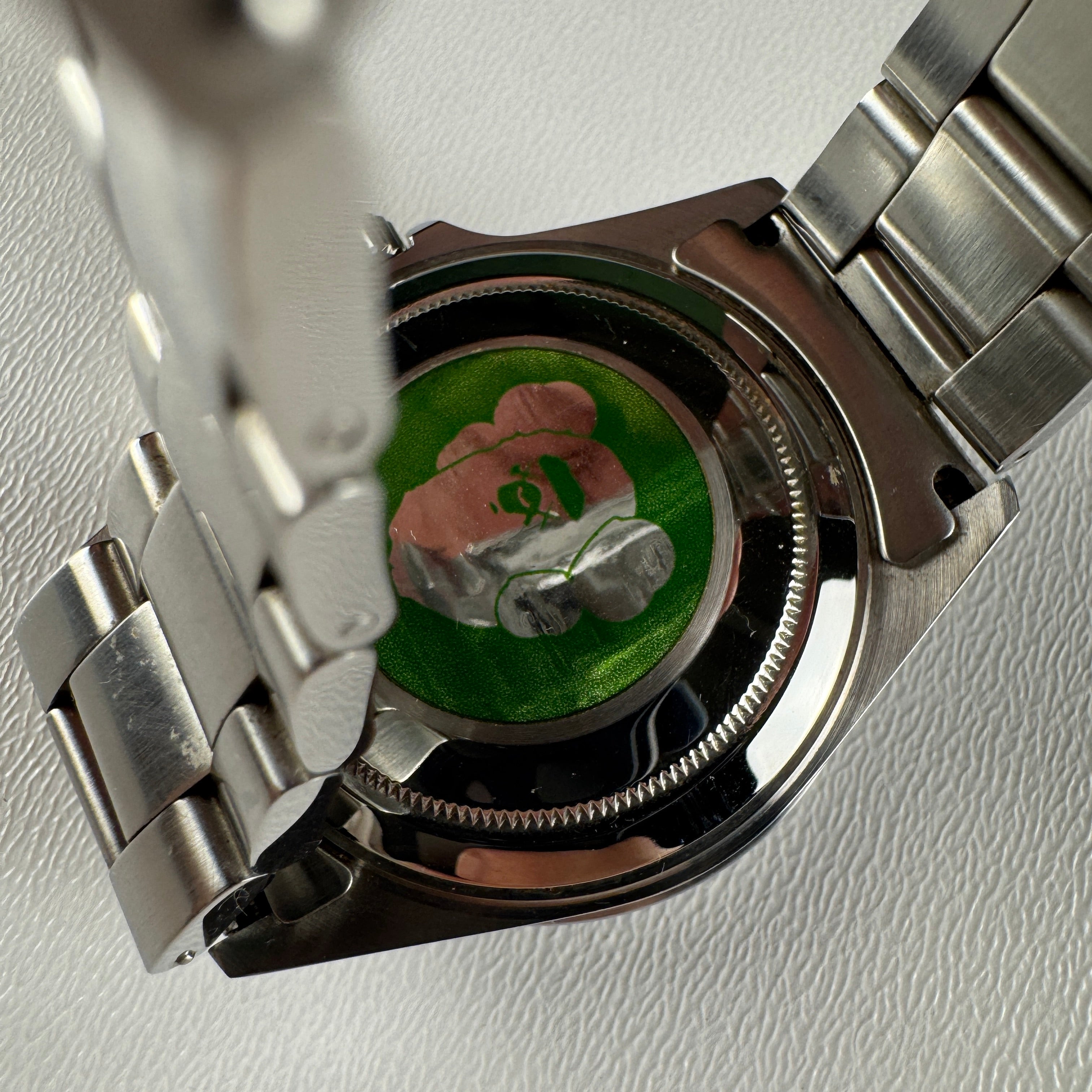 BAPE x Kaws Bapex Silver Watch