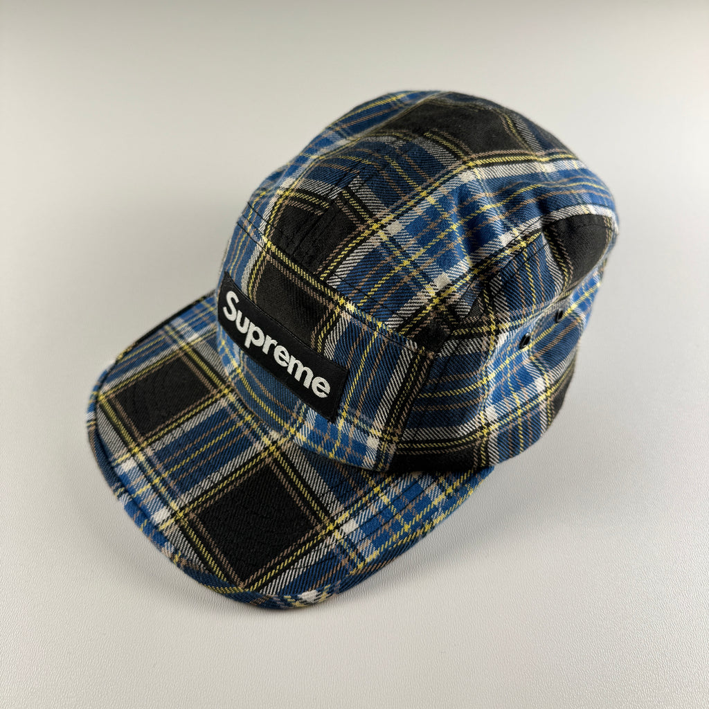 Supreme Tartan Check 5 Panel Cap (OS)
