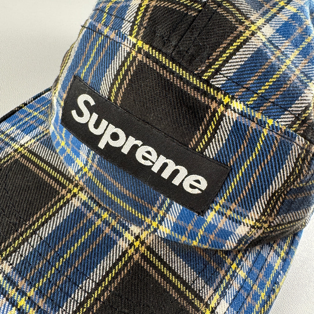 Supreme Tartan Check 5 Panel Cap (OS)