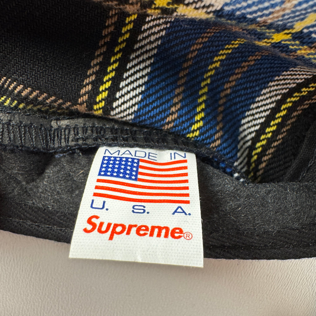 Supreme Tartan Check 5 Panel Cap (OS)