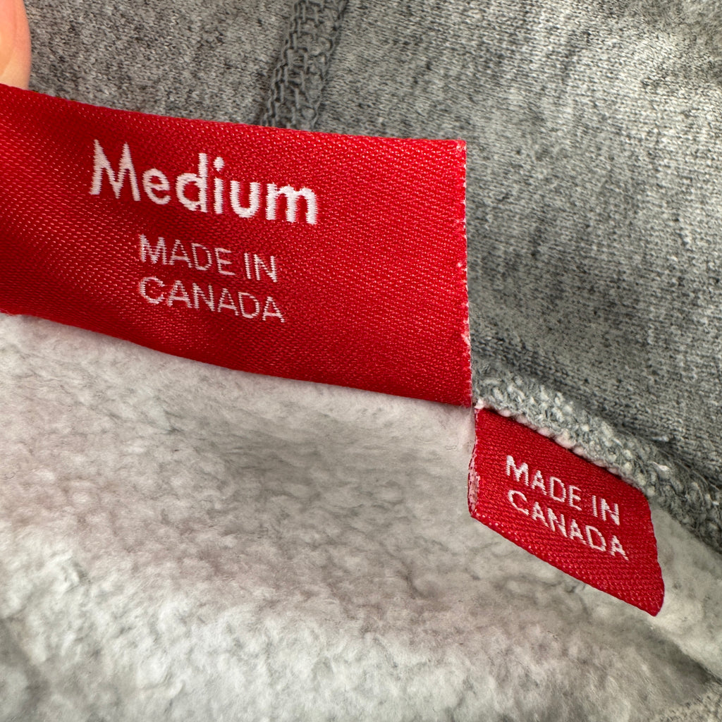 Supreme Cross Box Logo Grey Hoodie (M)