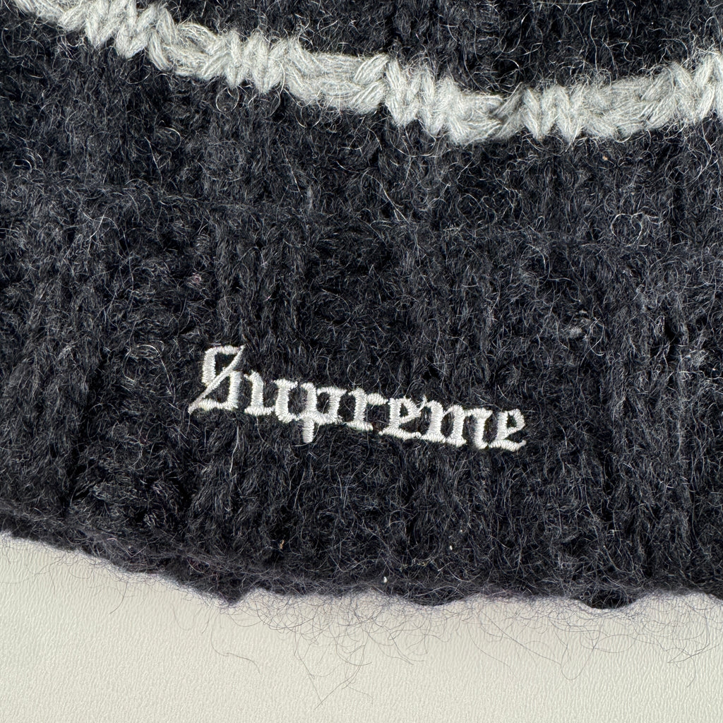Supreme Brushed Stripe Beanie (OS)