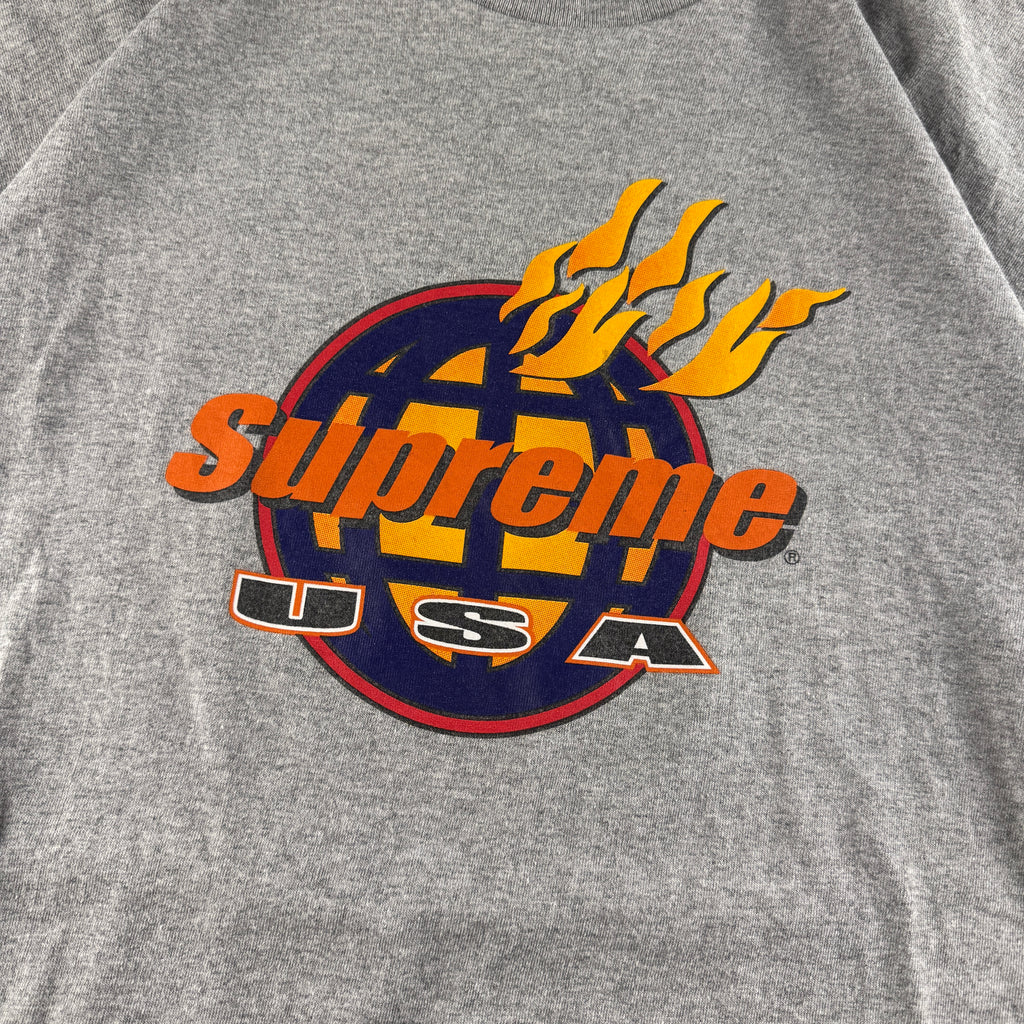 Supreme Fire Grey Tee (L)