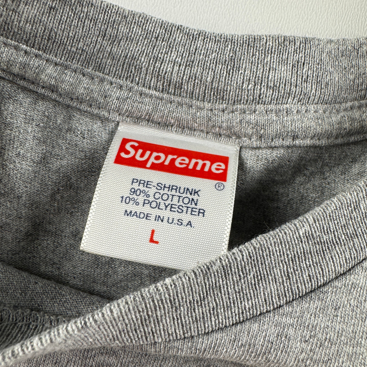 Supreme Fire Grey Tee (L)