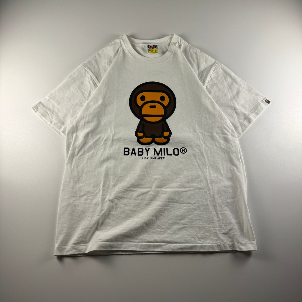 BAPE Baby Milo White Tee (XL)