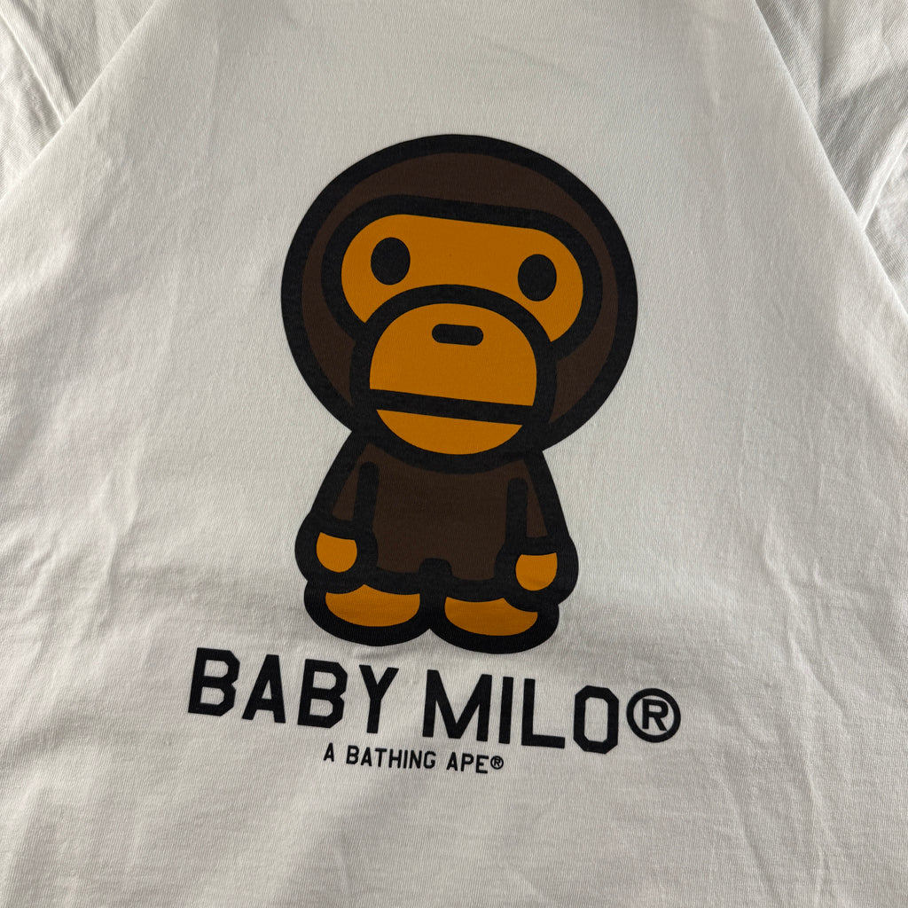 BAPE Baby Milo White Tee (XL)